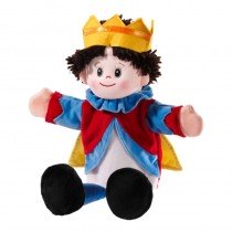 Puppe Poupetta Handpuppe König Prinz 30cm