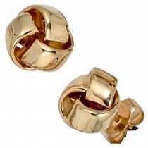 Ohrstecker Knoten 585 Gelbgold Ohrringe Goldohrstecker Goldohrringe