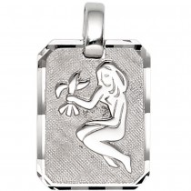 Anhänger Sternzeichen Jungfrau 925 Sterling Silber matt Sternzeichenanhänger