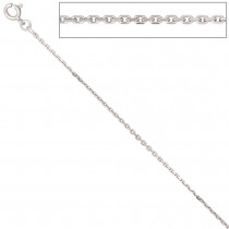 Ankerkette 333 Weißgold 1,6mm 42cm Gold Kette Halskette Weißgoldkette