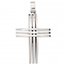 Anhänger Kreuz Edelstahl Kreuzanhänger Edelstahlkreuz