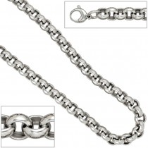 Erbskette 925 Sterling Silber 10,1mm 50cm Halskette Kette Silberkette