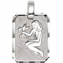 Anhänger Sternzeichen Jungfrau 925 Sterling Silber matt Sternzeichenanhänger