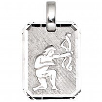 Anhänger Sternzeichen Schütze 925 Sterling Silber matt Sternzeichenanhänger