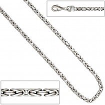 Königskette 925 Sterling Silber 3,1mm 45cm Halskette Kette Silberkette