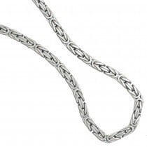 Königskette 925 Silber 7,2mm 50cm Karabiner Halskette Kette Silberkette