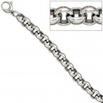 Erbsarmband 925 Sterling Silber 21cm Armband Silberarmband Karabiner