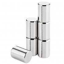 6 Magnete VELIO vernickelt extra stark für Glasmagnettafeln