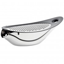 Käsereibe NAVETTA mit Auffangschale Edelstahl poliert