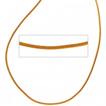 Lederschnur curry ca. 1 m lang Halskette Kette Leder