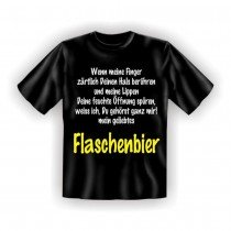 Fun T-Shirt Flaschenbier