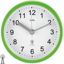 Wanduhr Tischuhr Badezimmeruhr Funk grün hellgrün wasserdicht