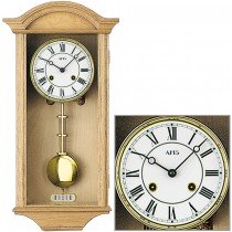 Regulator mit Pendel Holz Eiche Pendeluhr