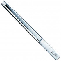 Pfeilring Pinzette, gerade, 8cm lang, vernickelt