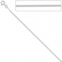 Panzerkette 333 Weißgold 1,3mm 42cm Gold Kette Halskette Weißgoldkette
