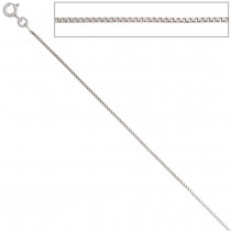 Venezianerkette 333 Weißgold 0,9mm 42cm Gold Kette Halskette Weißgoldkette