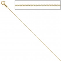 Venezianerkette 333 Gelbgold 1,0mm 42cm Gold Kette Halskette Goldkette