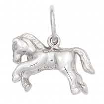 Kinder Anhänger Pferd 925 Sterling Silber Pferdeanhänger Kinderanhänger