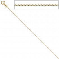Venezianerkette 333 Gelbgold 1,0mm 40cm Gold Kette Halskette Goldkette