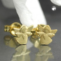 Ohrstecker fliegender Engel 375 Gold