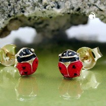 Stecker Marienkäfer rot-schwarz 333