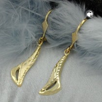 Ohrring Ohrbehang diamantiert 375 Gold