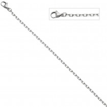 Ankerkette Edelstahl 3,2mm 45cm Halskette Kette Karabiner