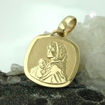 Anhänger Maria mit Jesuskind 585 Gold