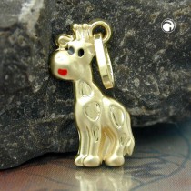 Anhänger Giraffe 375 Gold