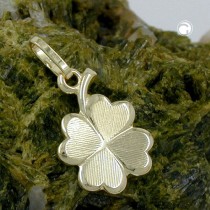 Anhänger Kleeblatt 375 Gold