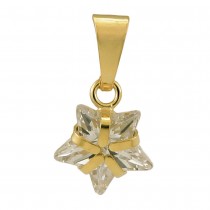 Anhänger Zirkonia Stern 375 Gold
