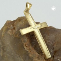 Anhänger Kreuz diamantiert 585 Gold