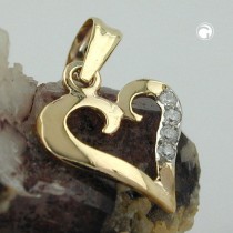 Anhänger kleines Herz 375 Gold