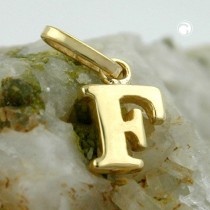 Anhänger Buchstabe F 375 Gold