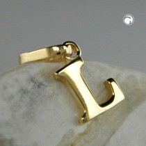 Anhänger Buchstabe L 375 Gold