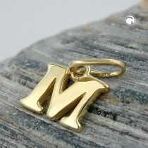 Anhänger Buchstabe M 375 Gold