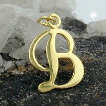 Anhänger Buchstabe B 333 Gelbgold