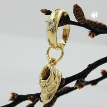 Anhänger Taufring Babyschuh 375 Gold