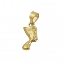 Anhänger Nofretete glänzend 375 Gold