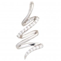 Anhänger 925 Sterling Silber rhodiniert mit Zirkonia