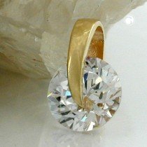 Anhänger Zirkonia beweglich 375 Gold