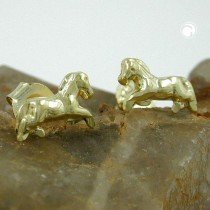 Ohrstecker Pferde rechts-links 375 Gold