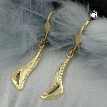 Ohrring Ohrbehang diamantiert 375 Gold