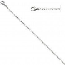 Ankerkette Edelstahl 3,2mm 55cm Halskette Kette Karabiner
