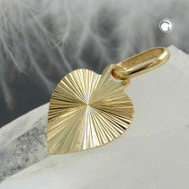 Anhänger Herz diamantiert 585 Gold