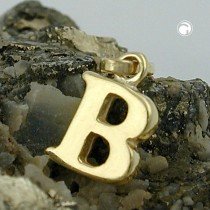 Anhänger Buchstabe B 375 Gold