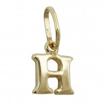 Anhänger Buchstabe H 375 Gold