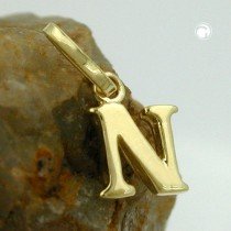 Anhänger Buchstabe N 375 Gold