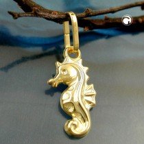 Anhänger Seepferdchen 375 Gold