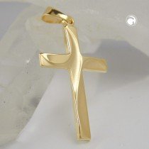 Anhänger Kreuz diamantiert 375 Gold